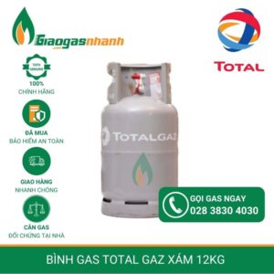 Bình gas Total Gaz xám 12kg