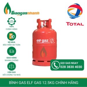 Bình gas elf gas 12.5kg chính hãng