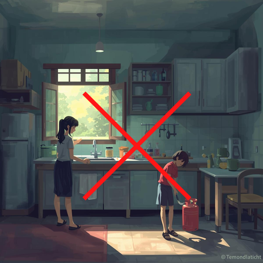 khong-nen-de-tre-lai-gan-gas-van-gas